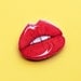 Red lips Pin Brooch