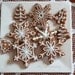 Christmas Cookies - Holiday Cookies - Snowflakes - Edible Christmas Gift - Christmas Gift Idea