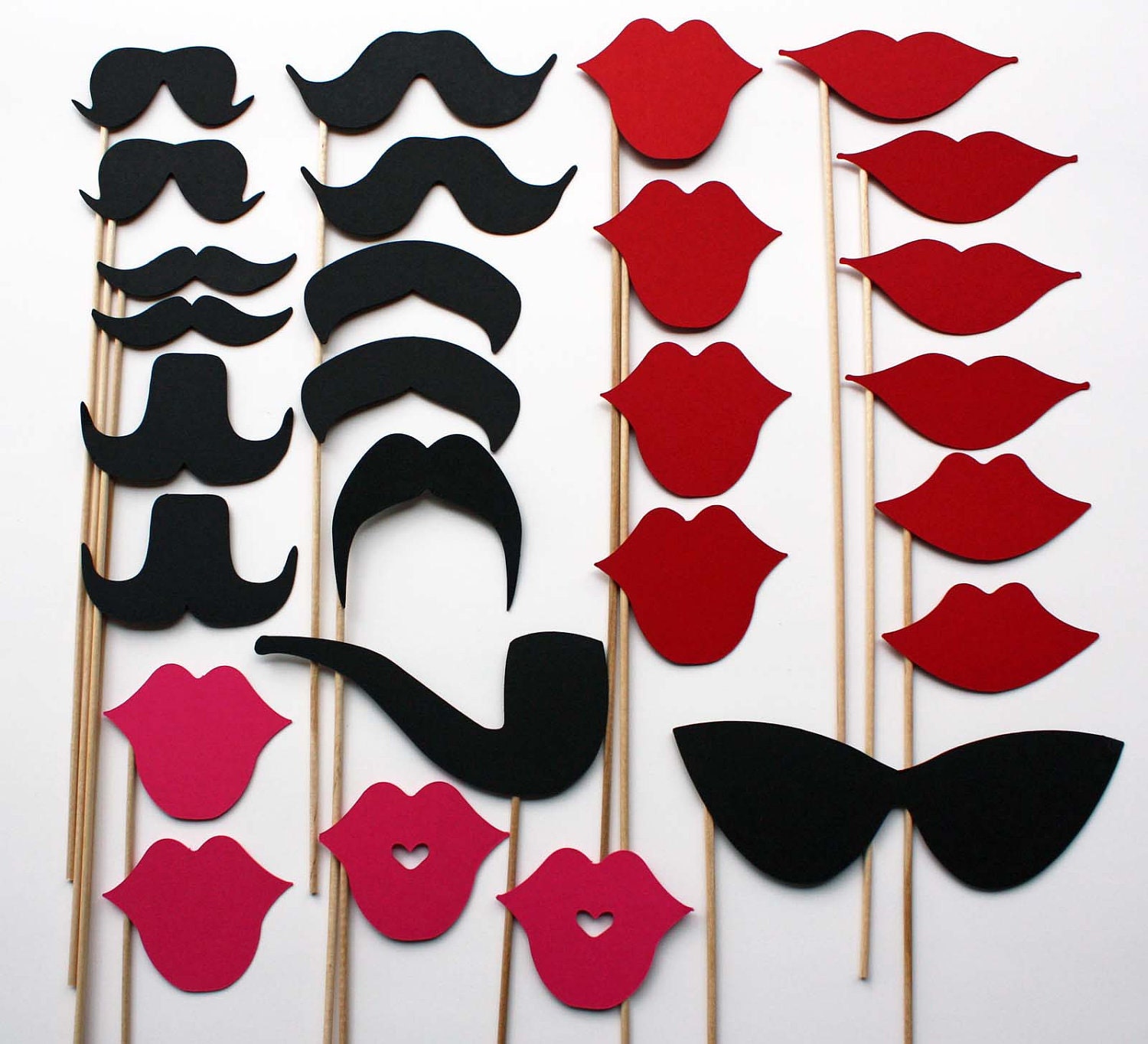 Photo Booth Props - 27 Piece - Party Props