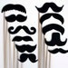 Mustache On a Stick - 11 Piece Set - Photo Booth Props