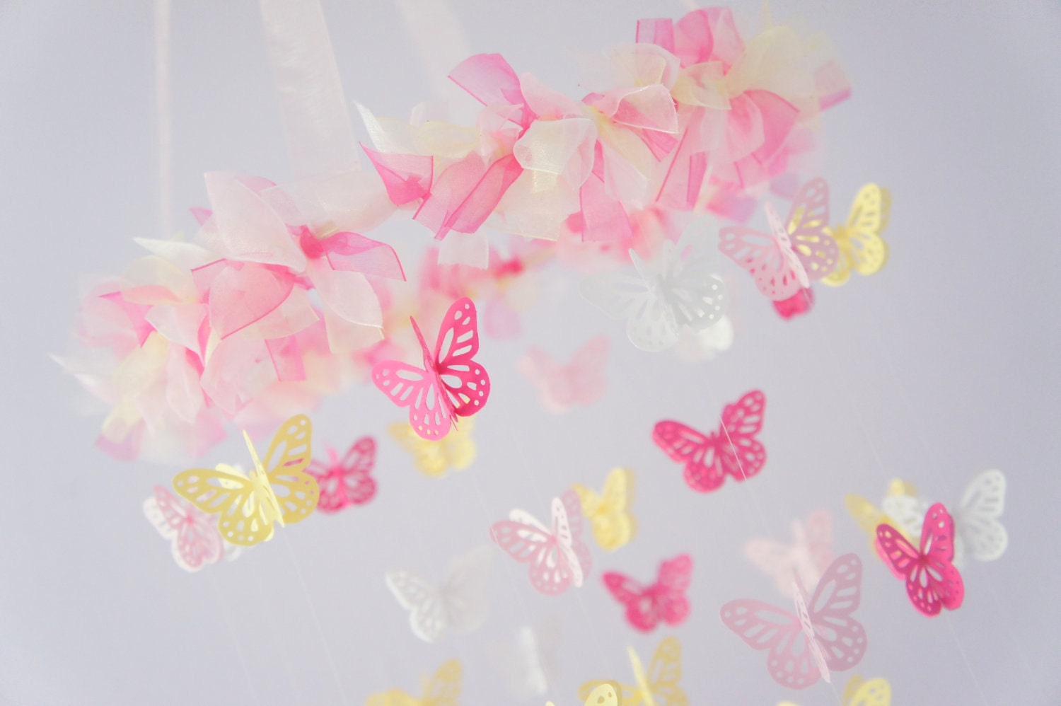 Pink Lemonade Baby Mobile, Photography Prop,  Baby Shower Gift