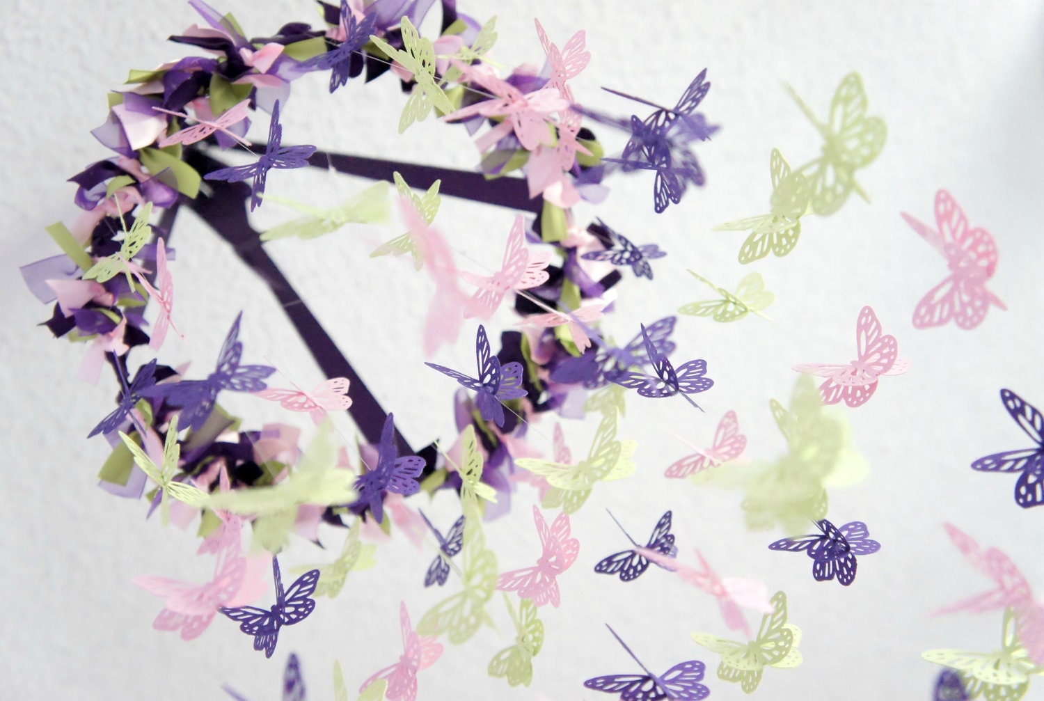 Crib Mobile- Butterfly Mobile, Baby Shower Gift, Photographer Prop