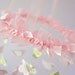 Baby Shower Nursery Mobile- Bird Mobile Nursery Decor in Pink, Green & White