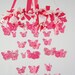 Pink Nursery Mobile, Baby Shower Gift, Nursery Decor