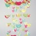 Butterflies & Bird Mobile - Nursery Mobile, Baby Shower Gift, Nursery Decor