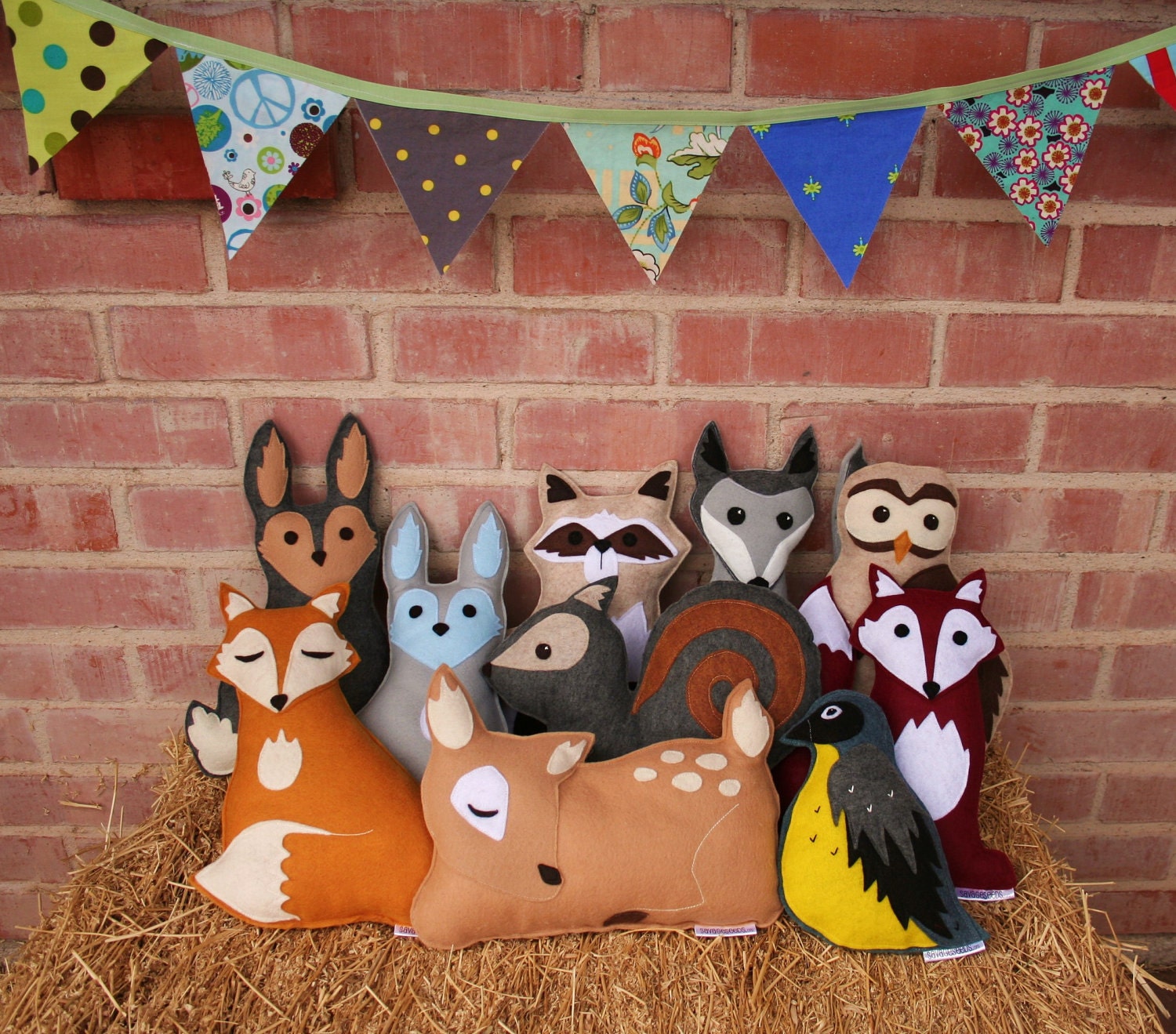 Forest Critters- Owl with Owlet- Eco Friendly- Woodland Gardening Animal- Mama and Baby- Endangered Species
