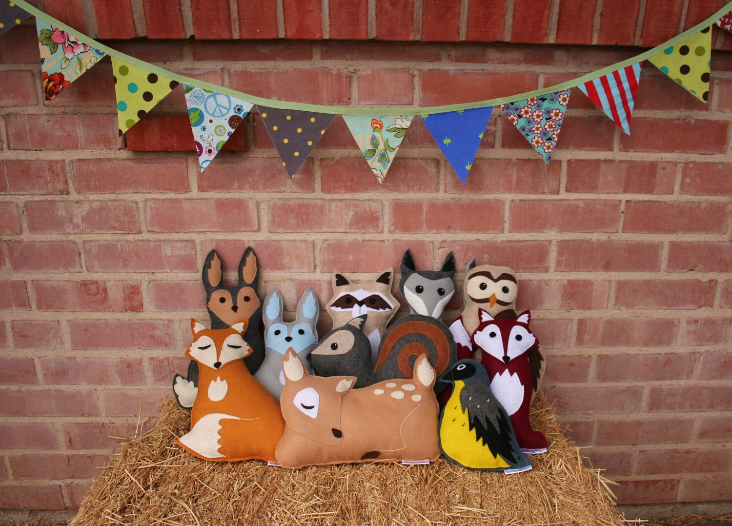 Forest Critters- Red Fox with Oak Leaf- Eco Friendly- Woodland Animal