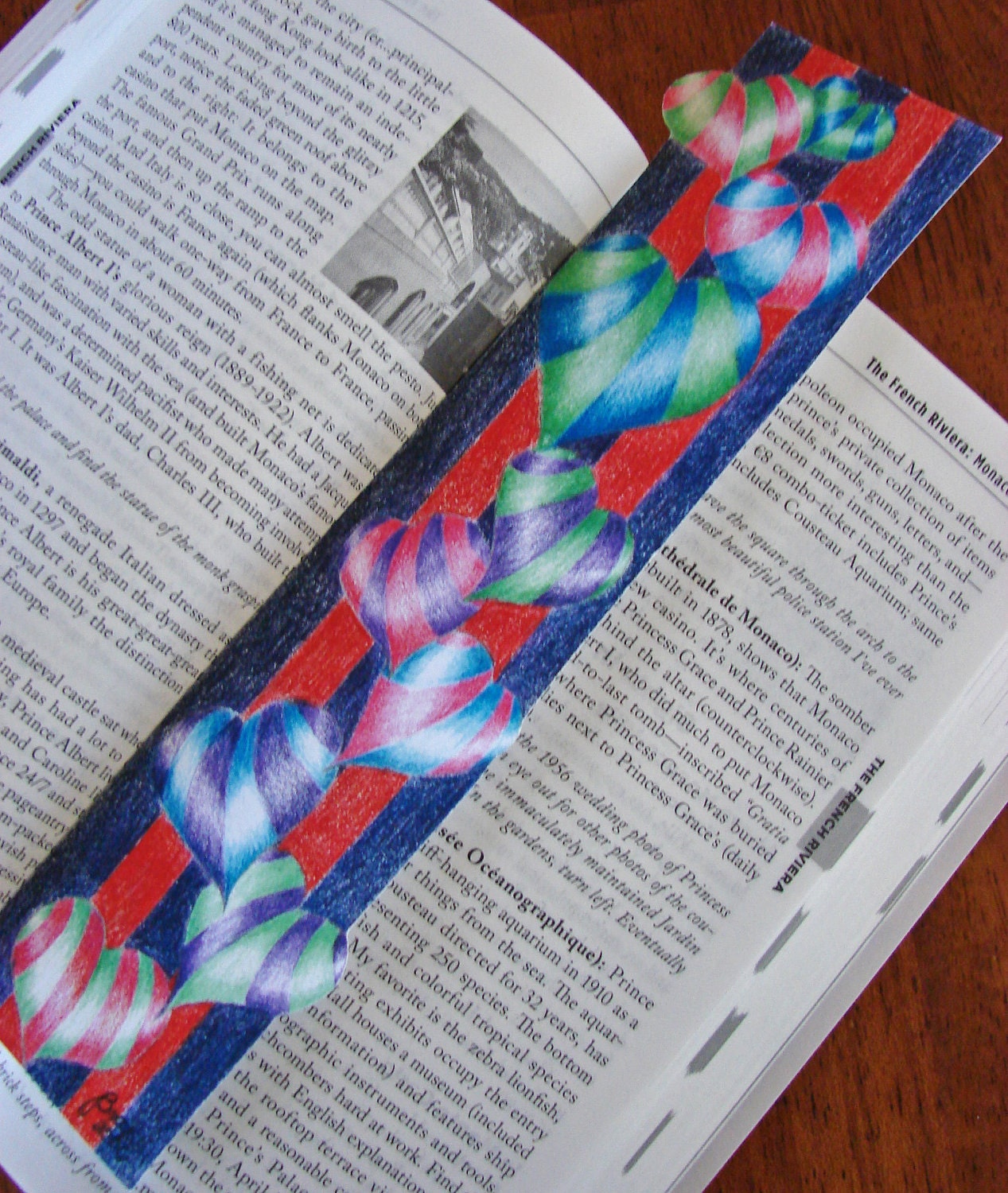 Valentine's Hearts Bookmark