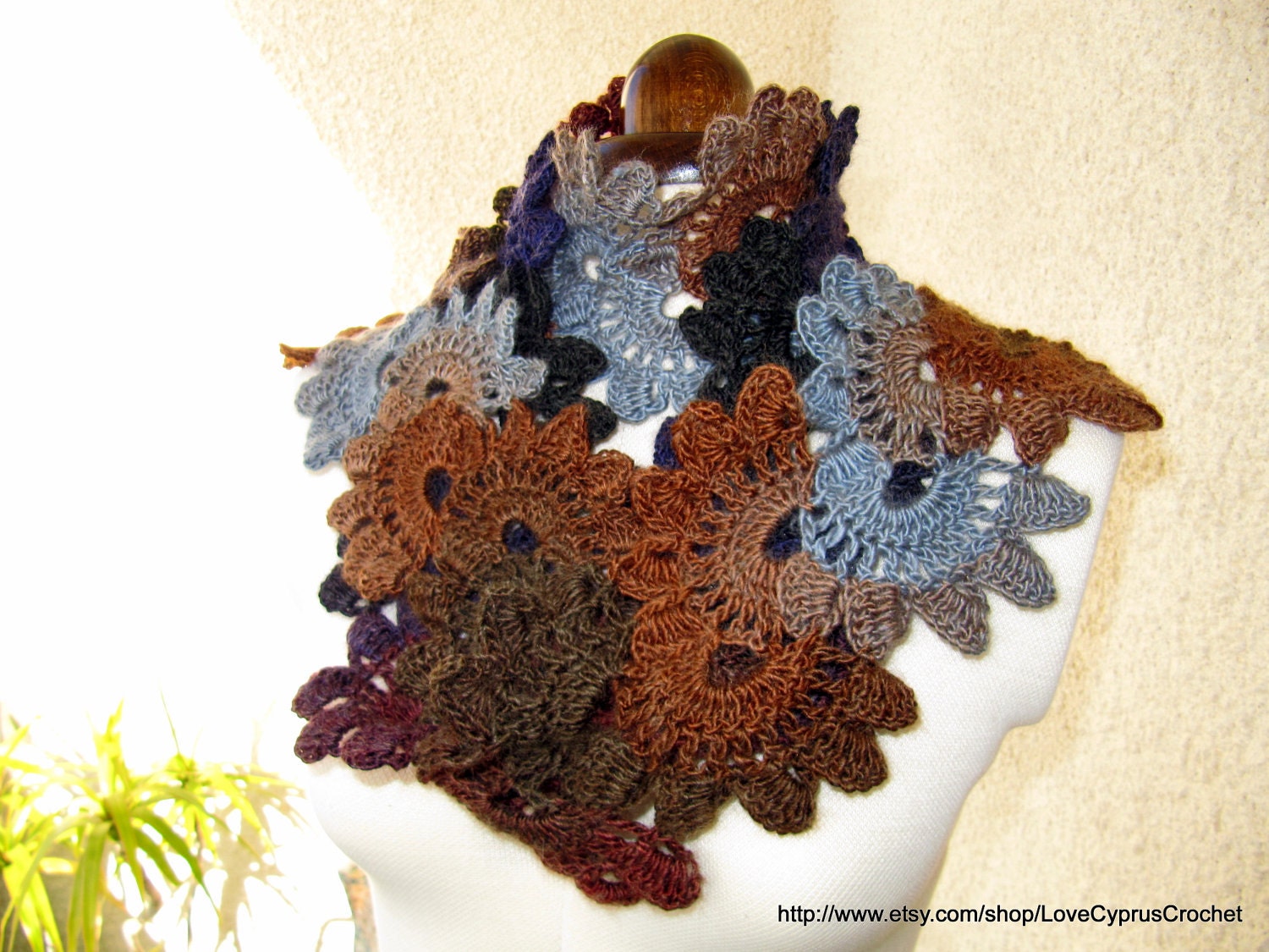 Crochet Scarf Pattern, Pdf File Crochet Pattern Beautiful Scarf "Pretty Lady", Lyubava Crochet Pattern Instant Download PDF number 13