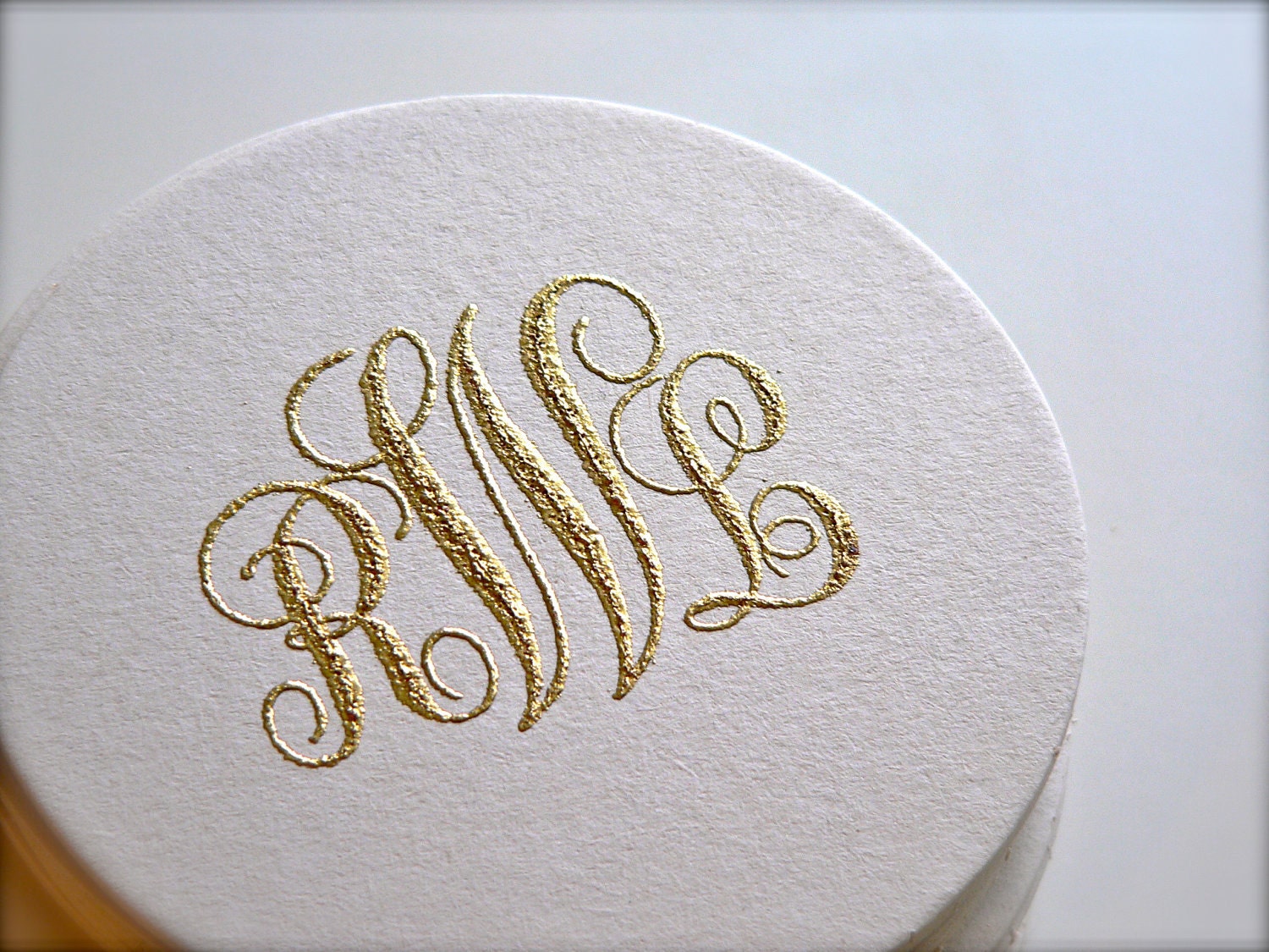 Custom Monogram Coasters set of 20