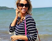 Gold Chain and Wood Link Necklace Worn By Missy