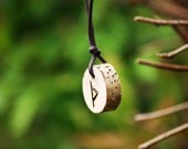 Birth Rune Pendant, Thurisaz 29th July 3rd August, Pyro on Ash.