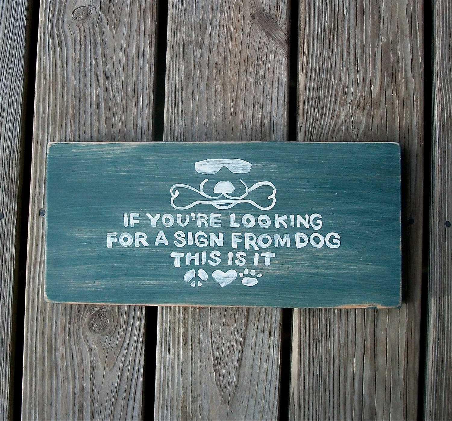 Garden Sign, Man Cave, Tiki, Looking for a Sign, Peace, Love, Dog, God, Rustic, Cool Dog Duke, Plaque, Chomp, Ready to Ship