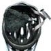 Bicycle Helmet Ear Warmers Accessories Black and Green Variegated Wool