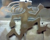 Running Kokopelli Garden Stake