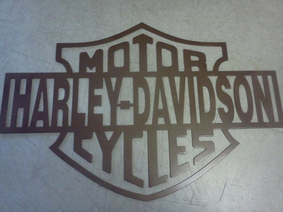 Harley Davidson Sign Metal Wall Art
