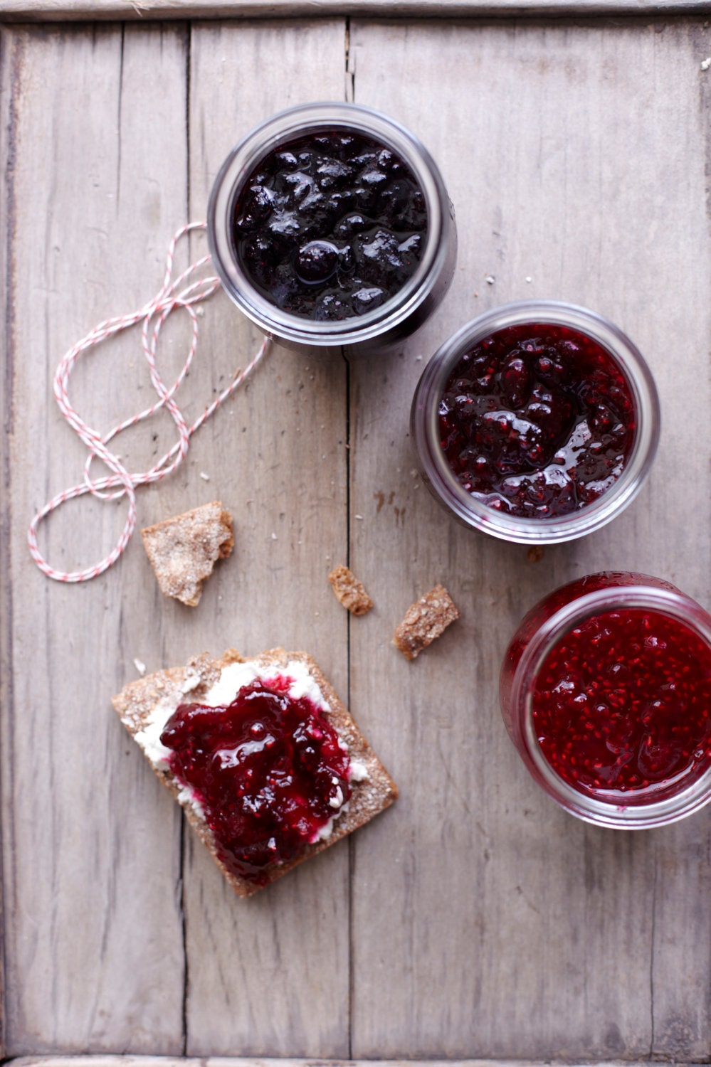 Strawberry with Rhubarb and Rosemary Jam