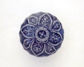 SALE - Pointilism Knob - Purple