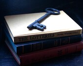 Vintage Hardcover Books in Mustard Yellow Cinnamon and Black, Home Library or Decor, Murder Mystery