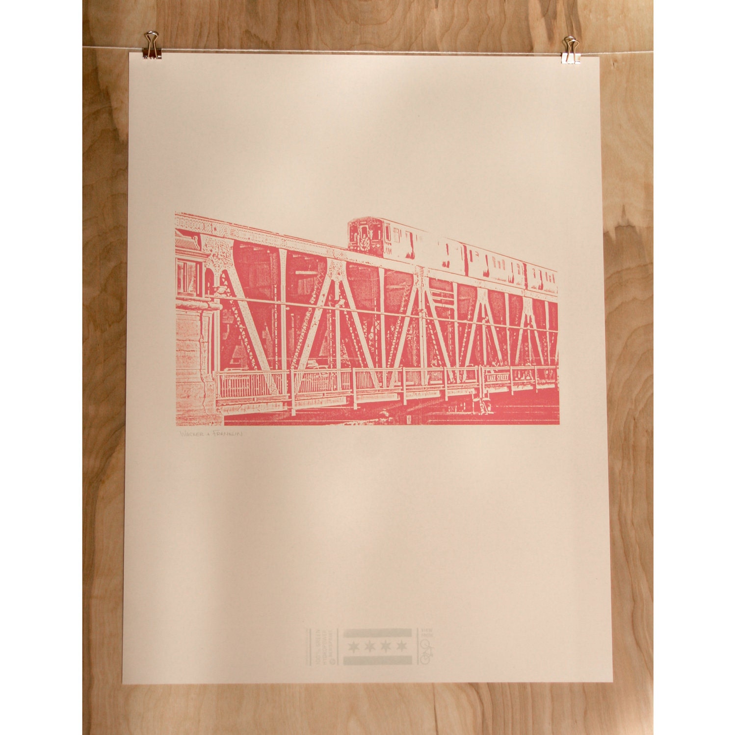 Chicago Pink Line PRINT