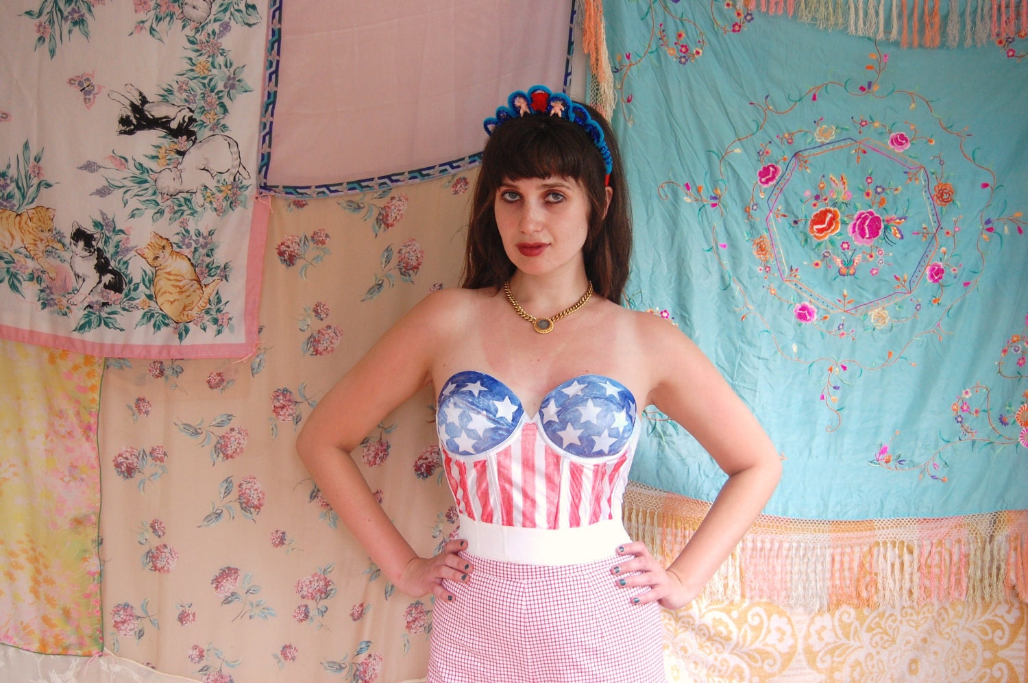 American Flag Bustier