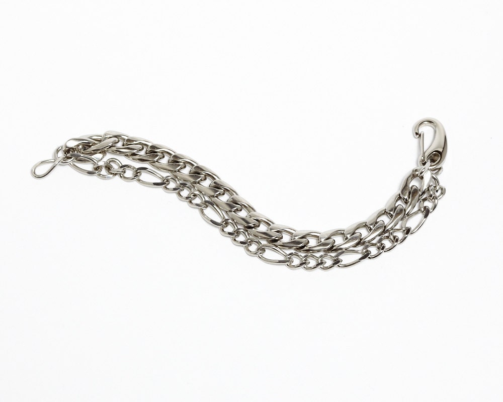 Double chain bracelet - Stainless collection