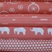 organic coral 5-piece bedding