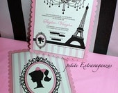 Set of 24 Vintage Barbie Inspired Invitations Il_170x135