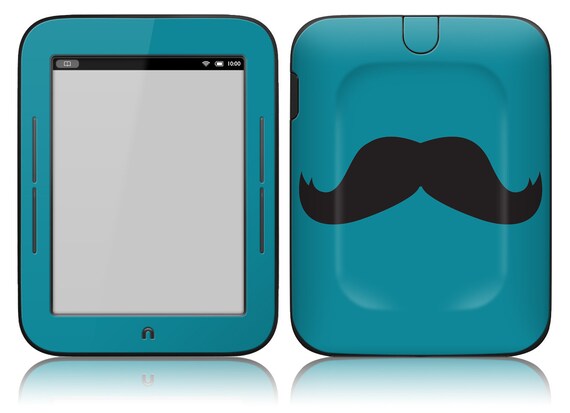 NOOK Simple Touch Skin Cover - Mustache