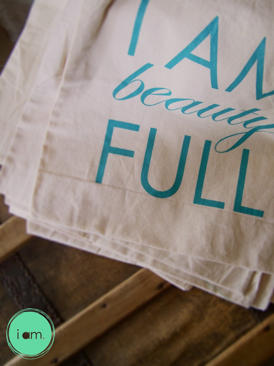 i am beauty full tote.