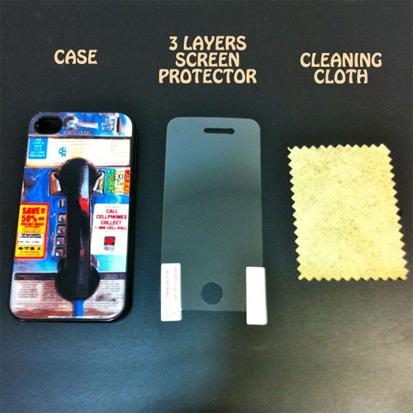 iPhone 4/4S/5 case includes screen protector and cleaning cloth.Watercolor set paintbox. Available in black or white
