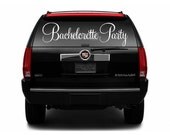 Wedding Car Decal - Bachelorette Party - 36x10 - Getaway Car