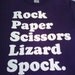 Rock Paper Scissors Lizard Spock T-shirt