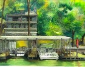 Painting of Your Home in Watercolor, Custom House Portraits