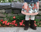 The Sweet Morning Glory Twirl Skirt baby, toddler and girls - handmade by alice and lois design studios