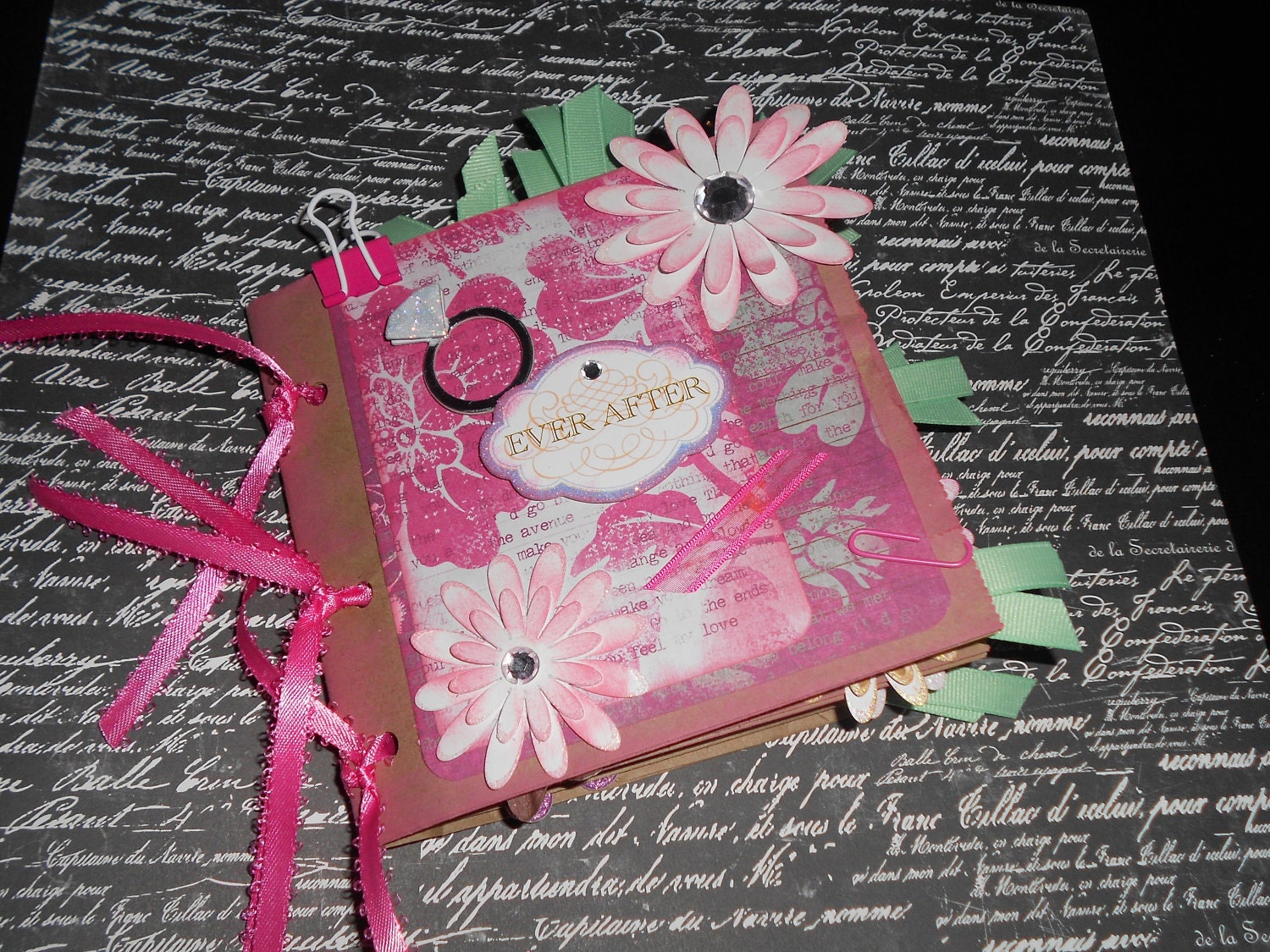 5x5 Premade Wedding Engagement Honeymoon Couples Paperbag Scrapbook Album