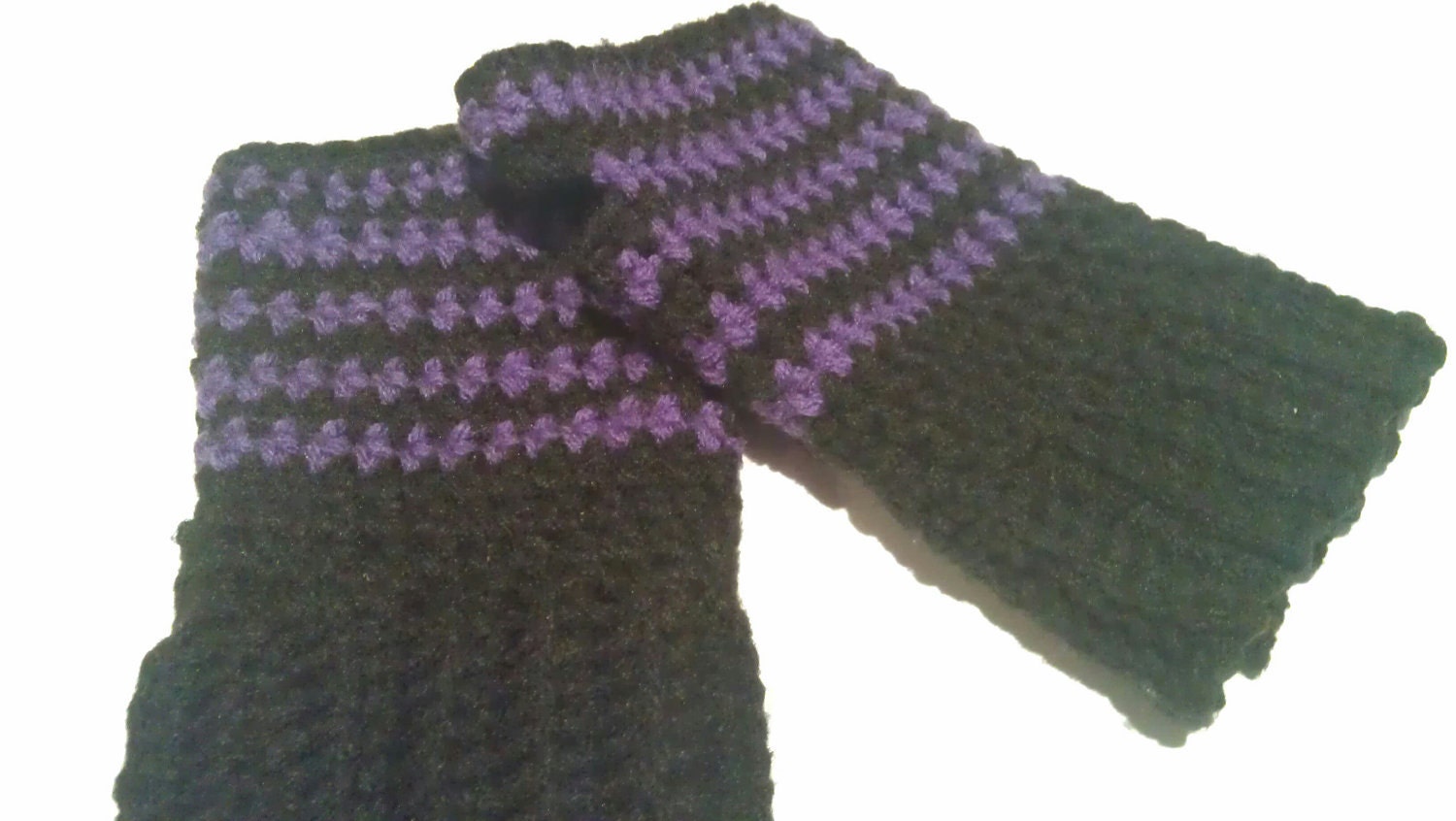 Crocheted Fingerless Gloves