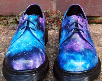 Galaxy Print Shoes Etsy