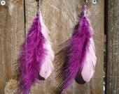 Valentine's Day Feather Earrings