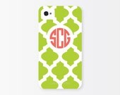 iPhone 5 or 4/4s Case - Custom Apple Tile, Monogrammed