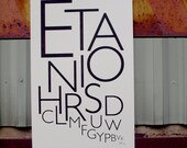 Weighted Alphabet Print (Caps)
