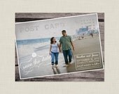 Postcard Save the Date / Vintage Save the Date / Beach Save the Date