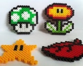 4 Piece Mario Power Up Magnet Set