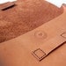 Handmade Tan Leather iPad Case / Sleeve