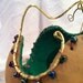 Whimsical Art Gourd with Hand Hammered Copper and Swallows