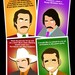 Anchorman Birthday Cards - Stay Classy with 12 Ron Burgundy greeting cards and envelopes perfect for home, office, school, church