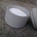 concrete "salt" spice jar with lid