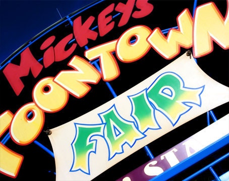 Mickey's Toontown  - Disney World - Orlando, Florida - 11x14 Matted Fine Art Photo