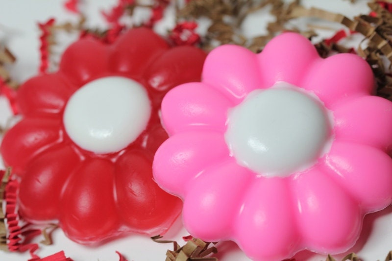 Girl Power kid Flower Soap - Children Soap - Soap Party Favors - Flower Soap