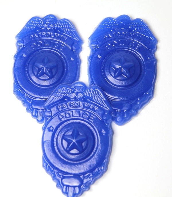 Johnny Law Kid Soaps - Kid Party Favors -  Birthday party - 8 Badges